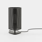 Laskasas Walker Table Lamp in Textured Black Iron, second view