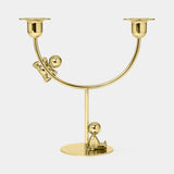 Lilliput Figurine Luxury Candelabra in brass