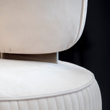Louis Contoured Shell Luxury Sofa, close-up detail