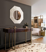 Caffe Latte Lungo Console Table in a room setting