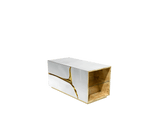 Luxury Bedroom Nightstand with Golden Interior Finish