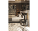 Minimalist Table Lamp - Spire with Nickel Finish