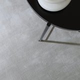 Luxury Silky Smooth Deep Pile Rug in Silver, detail