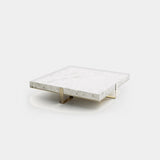Margon Solid Marble Luxury Coffee Table, alternative angle