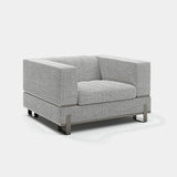 Margon Wide Low Luxury Armchair, alternative angle