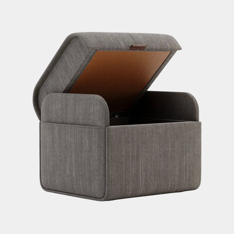 Maria Contemporary Pouf with Storage