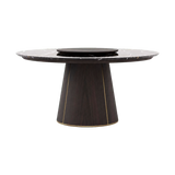 Laskasas Marilyn Marble Dining Table — 160cm Marble Top — Front