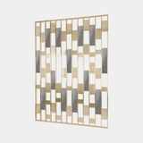 Castro Lighting Matisse Room Divider in polished brass, available from Touched Interiors UK