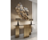 Designer Table Lamp - Spire in Nickel or Brass