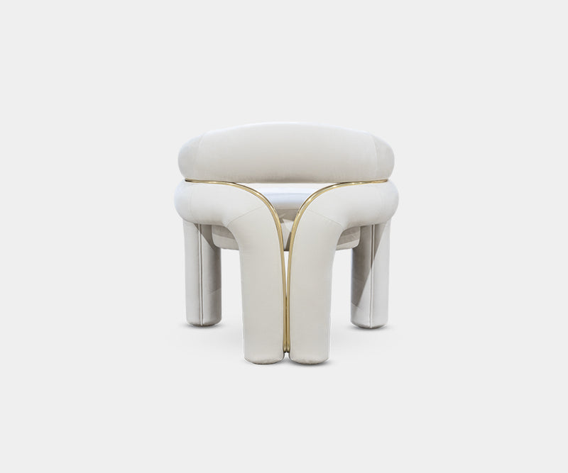 Modern Dining Room with Marlen Dining Chair: A Touch of Luxury.