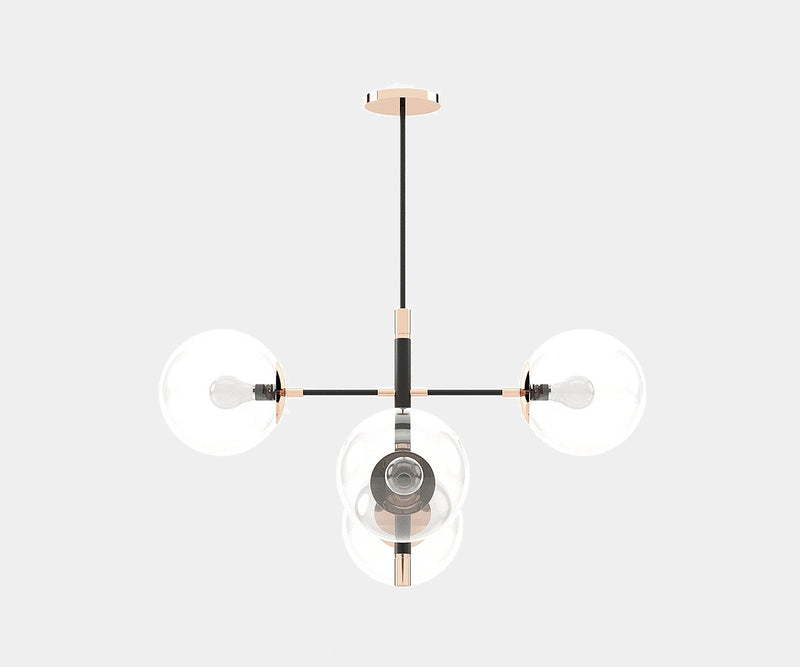 Handmade luxury chandelier by Laskasas, showcasing sophisticated modern design and elegant details.