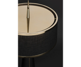 Modern Brass Table Lamp with Spire Design