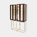 Castro Lighting Mondrian Cabinet in polished brass, available from Touched Interiors UK