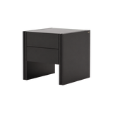 Laskasas Mucala Bedside Table in Black with transparent background