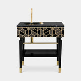 Maison Valentina Tortoise Single Vanity Cabinet