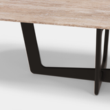 Caffe Latte Napoli Oval Dining Table, detail