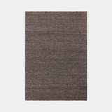 Natural Hand Woven Wool & Viscose Rug, shown in Charcoal