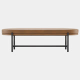 Natural Leather Beatrix Bench