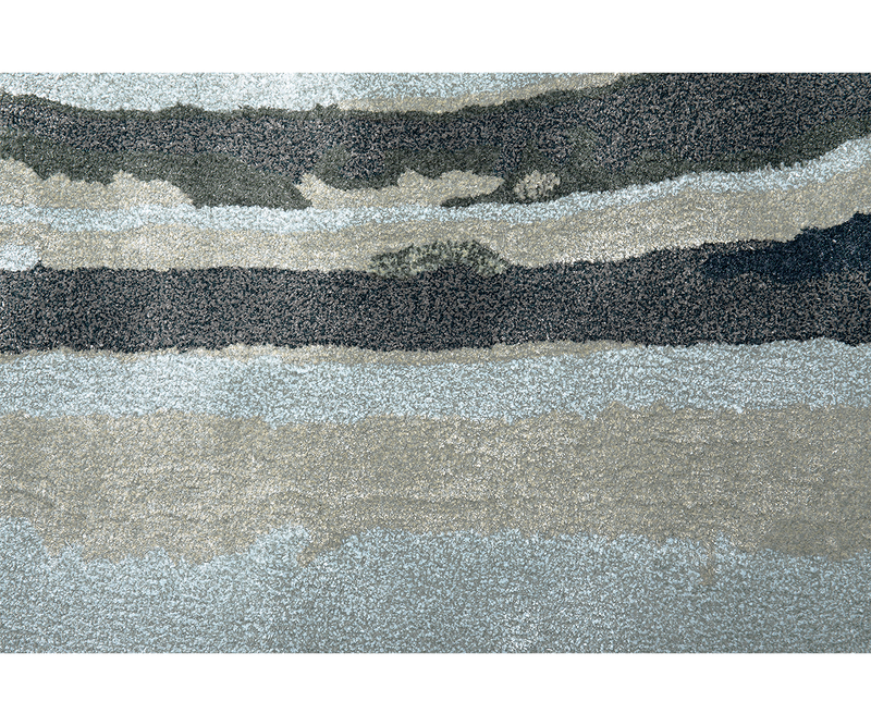 Geode Luxury Rug – Hand-Tufted Botanical Silk and Wool Modern Rug ...