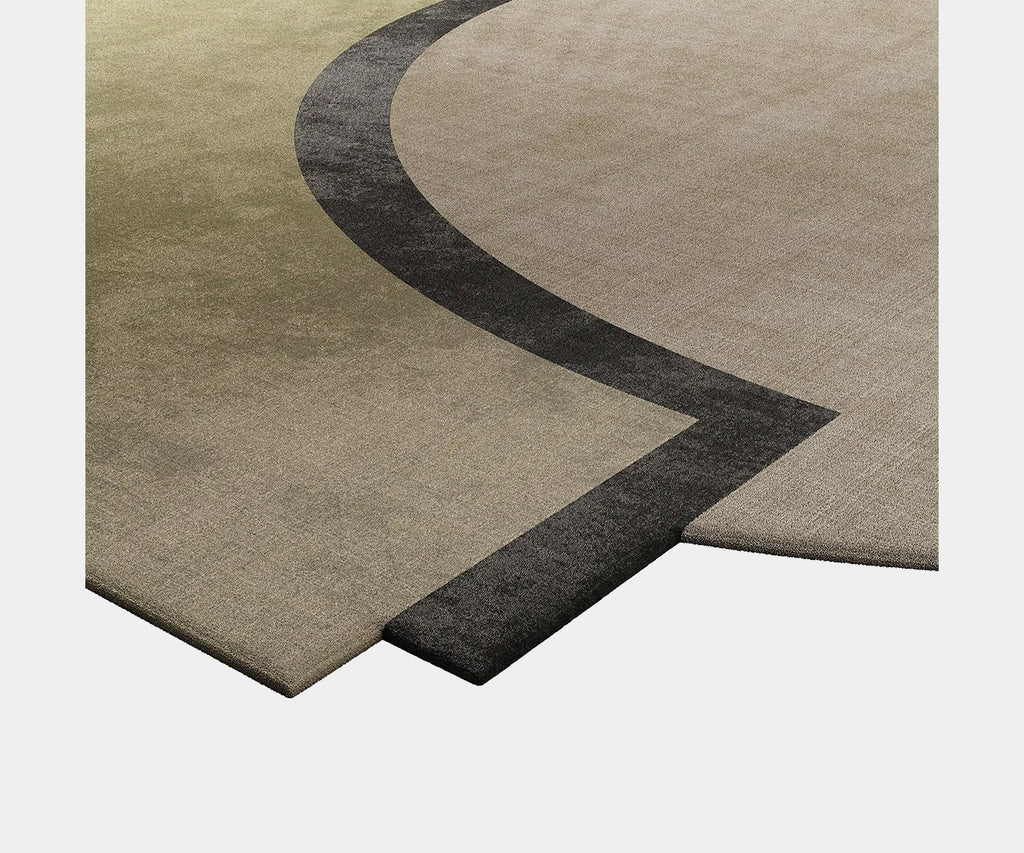 Hallard Luxury Minimalist Rug – Timeless Lyocell Design | Touched Interiors