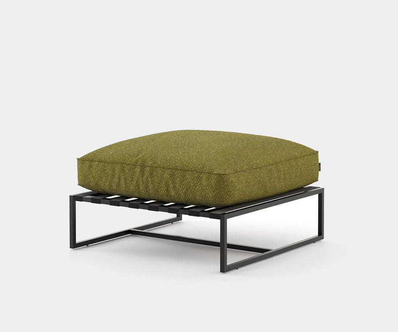Elegant Outdoor Pouf in Avocat Andapa - High-End Patio Furniture