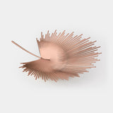 Palmetto Palm Leaf Luxury Bowl, shown in copper