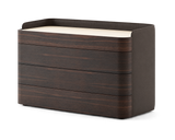 Laskasas Pema chest of drawers – Smoked Eucalyptus Veneer Matte