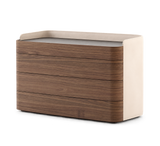 Laskasas Pema chest of drawers – Walnut Veneer Matte