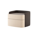 Laskasas Pema Bedside Table in White with transparent background
