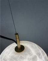 United Alabaster Balloon Pendant Light, view 2