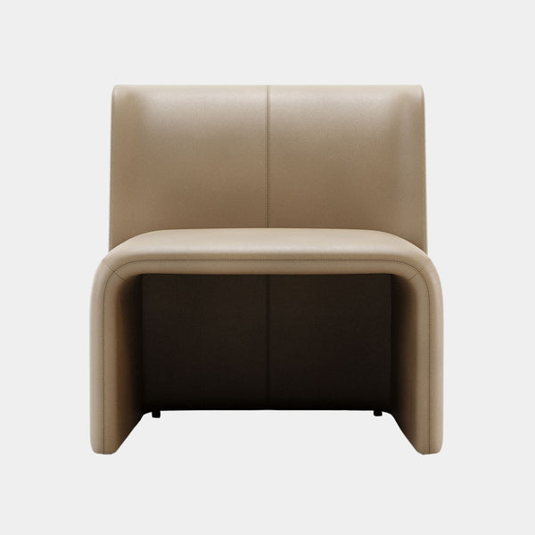 Pereira Natural Leather Flow Armchair
