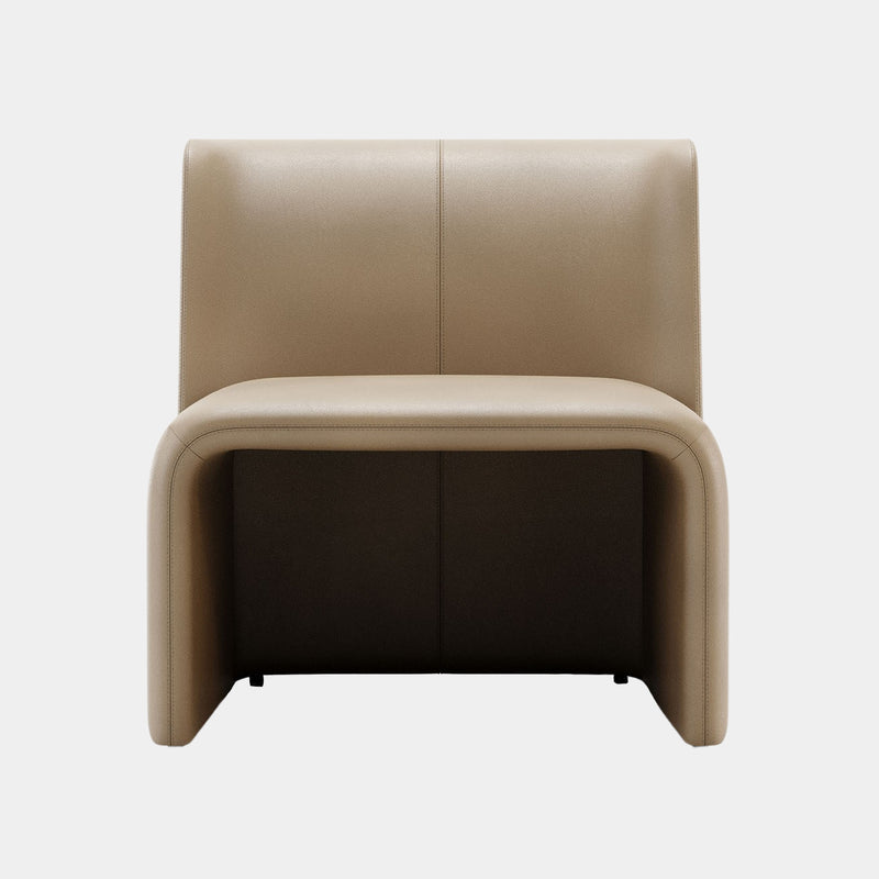 Pereira Natural Leather Flow Armchair