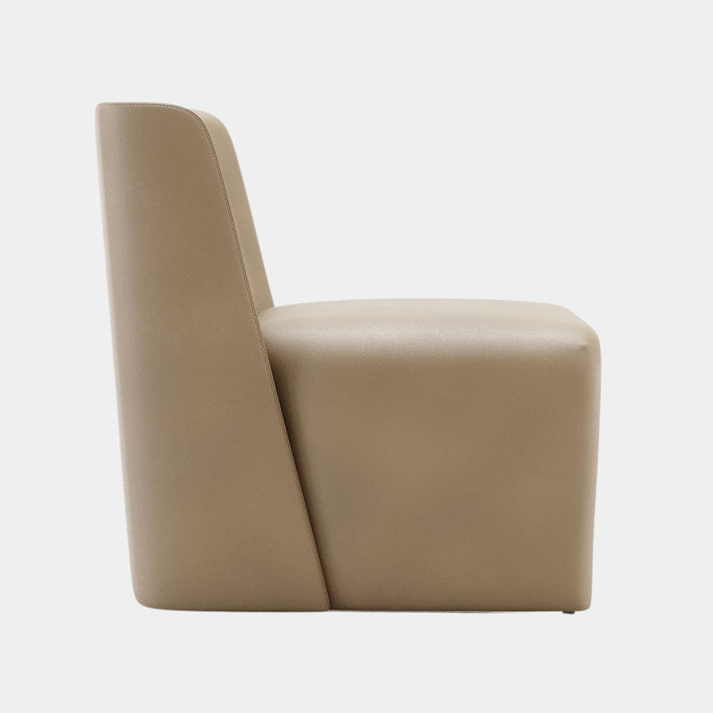 Pereira Natural Leather Flow Armchair