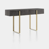 Polished Brass Saraya Console Table, alternative angle