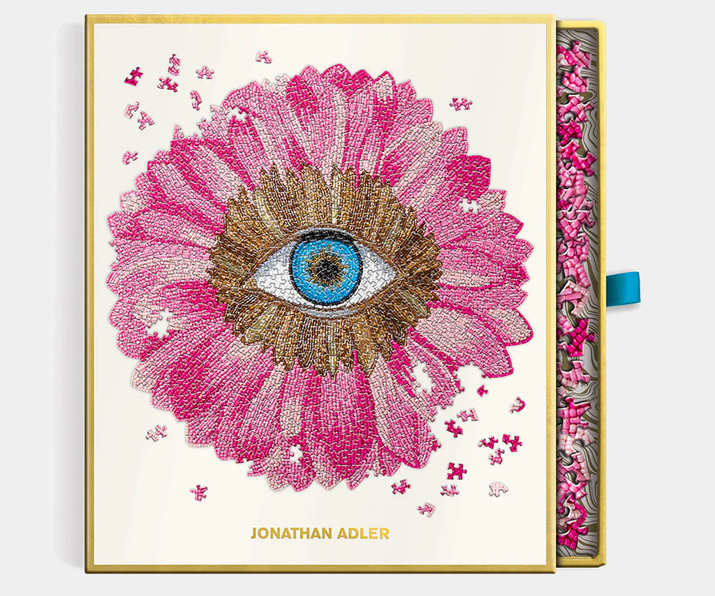 Jonathan Adler Petals 750 Piece Shaped Jigsaw Puzzle with Foil Accents
