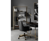Luxurious Charla office chair complementing high-end office decor with refined materials.