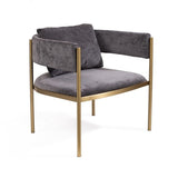 Envie II Lounge Chair - Giselle Dark Charcoal