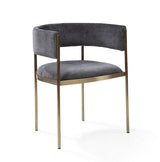 Envie II Dining Chair - Set of 2 - Giselle Dark Charcoal