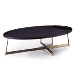 Lane Coffee Table - Smoke Oak/Gold