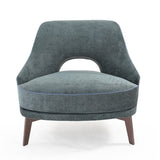 Verna Lounge Chair - Steel