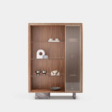 Ravello Fluted Glass Luxury Cabinet, alternative angle