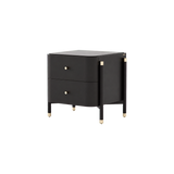 Laskasas Rosie Bedside Table in Black with transparent background