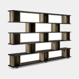Rosone Staggered Shelf Luxury Bookcase, second view