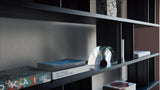 Rosone Staggered Shelf Luxury Bookcase in a room setting