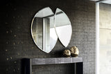 Giorgio Collection Mirage Round Wall Mirror in bevelled glass, third view