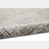 Rush Crosshatch Ivory Beige Luxury Rug, available from Touched Interiors UK