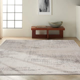 Rush Crosshatch Ivory Beige Luxury Rug, available from Touched Interiors UK