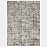 Rush Ivory Grey Luxury Rug, available from Touched Interiors UK