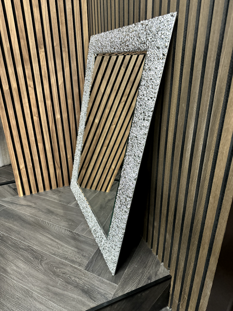 Ex-Display Silver Mosaic Glamorous Mirror