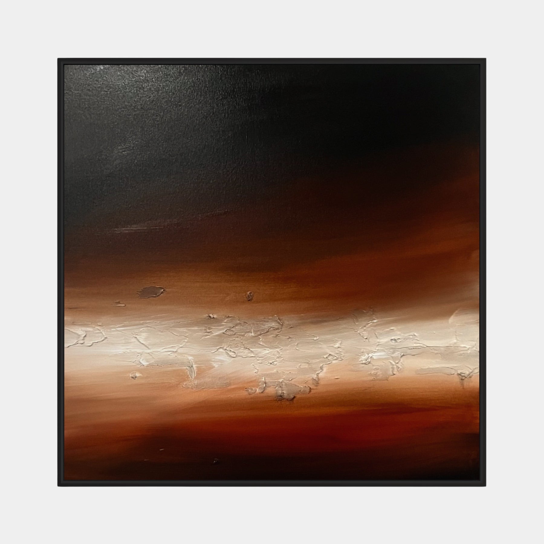 Image showcasing Sahara Hand-Painted Textured Wall Art | Touched Interiors